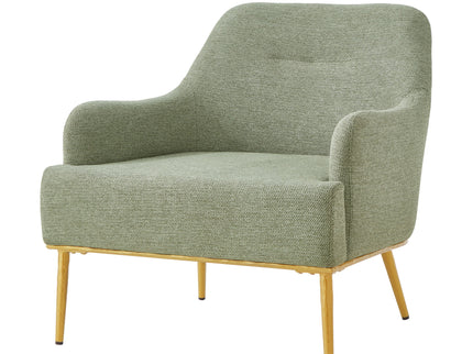 Modern Elegance Accent Chair With Curved Backrest