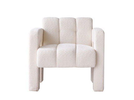 31.10" Boucle Upholstered Accent Chair