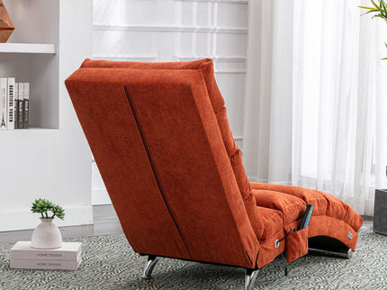 Massage Chaise Lounge Indoor With Remote Control, Ergonomic Electric Massage Lounger