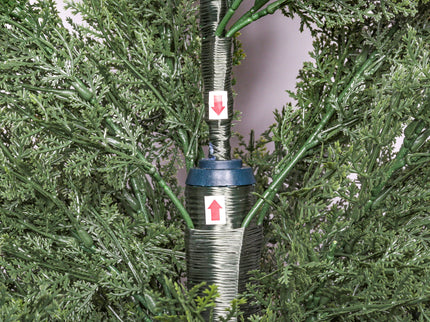 Realistic Artificial Cypress Tree, UV Resistant Indoor / Outdoor Topiary Plant For Decoration - Green Leaves