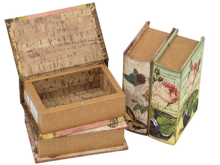 Book Boxes (Set of 4) - Multi
