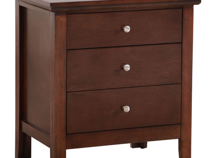 Hammond - 3 Drawer Nightstand - Cappuccino