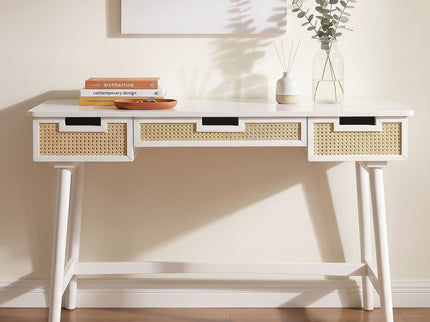 Writing Desk With 3 Drawers For Living Room