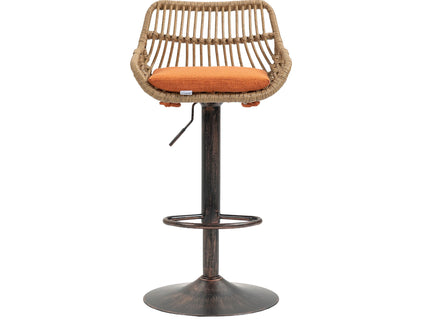 Modern Swivel Bar Stools Adjustable Counter Chairs With Footrest (Set of 2)