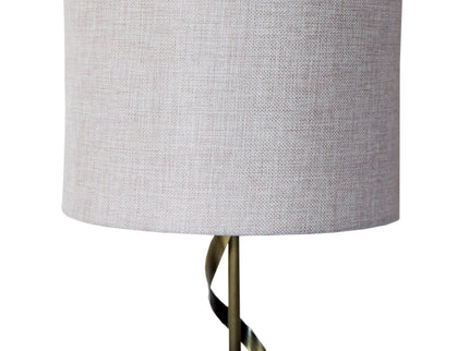 Nightstand Desk Lamp With Twisted Base - White