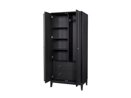 Spacious Storage Armoire - Peppercorn