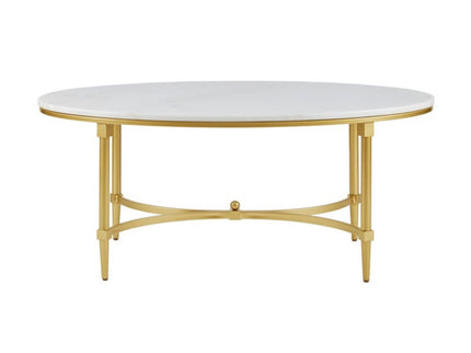 Bordeaux - Coffee Table - White / Gold