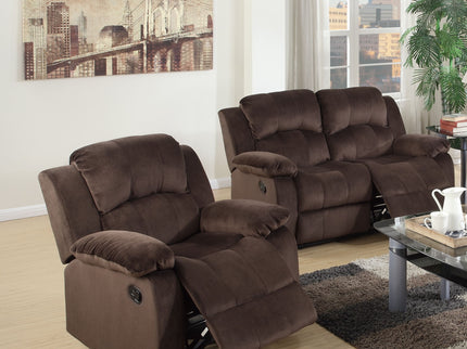 Modern Style Living Room Set With Reclining