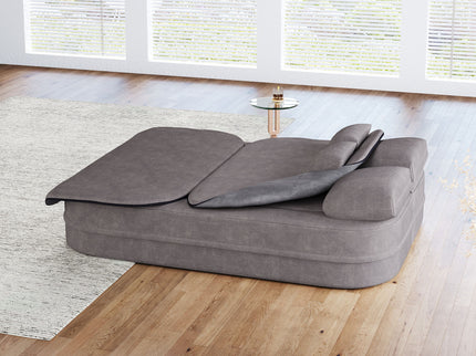 2 In 1 Foldable Sofa Bed With Multi Functional Blanket, Floor Lounge Sofa