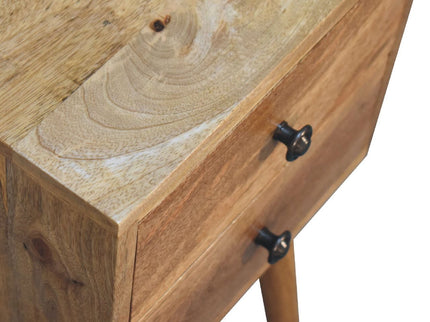 Mini 2 Drawer Nightstand