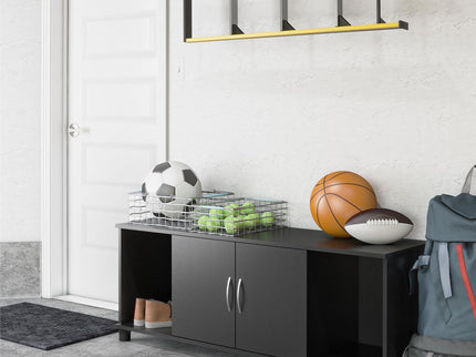 Lory - Shoe Storage Bench - Black