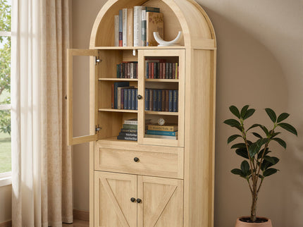 Retro Dome Cabinet With Large Storage Space