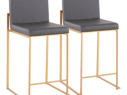 Fuji - Contemporary High Back Stylish Counter Stool
