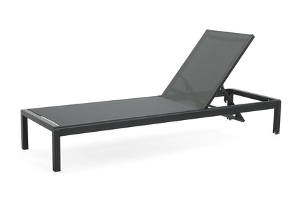 Outdoor Patio Chaise Lounge With 5 Reclining Positions