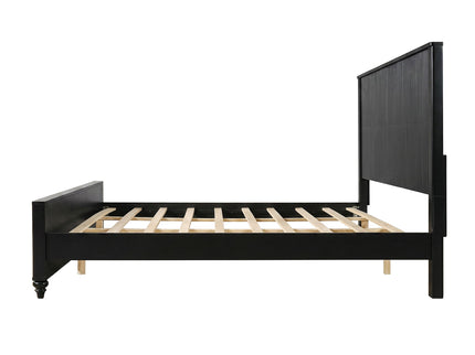 Fluted Platform Bed Frame, No Box Spring Needed