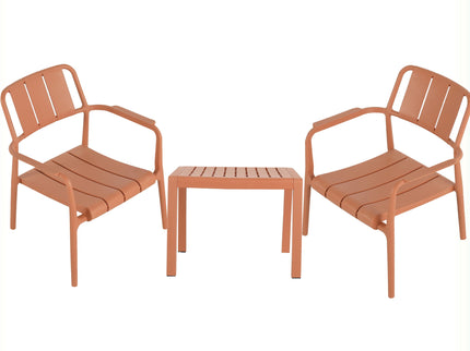 3 Piece Indoor / Outdoor Leisure Table And Chair Set