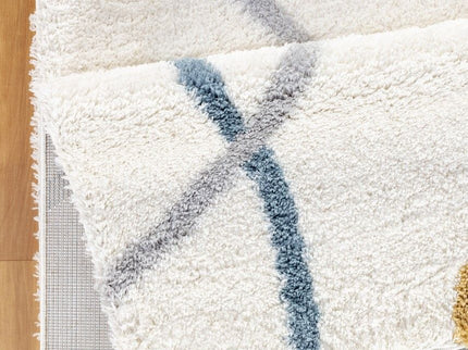 Loft Shag - 7'10" X 9'10" Polypropylene Shaggy Area Rug - Ivory