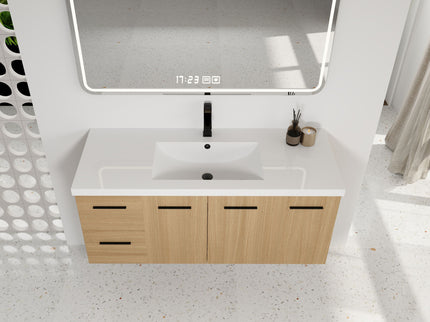 Floating Bathroom Vanity With Sink, Modular Cabinet