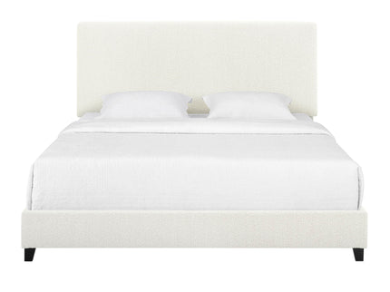 Platform Bed & Upholstered Headboard