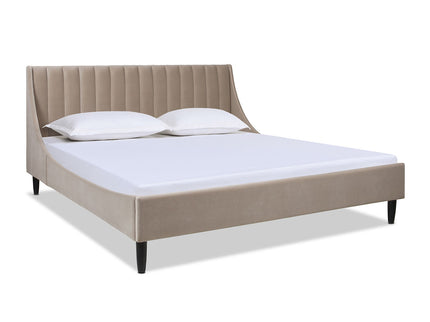 Aspen - Vertical Tufted Modern Headboard Platform Bed Set