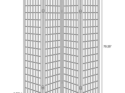 Sartre - 4 Panel Room Divider