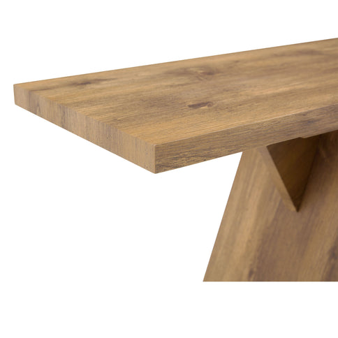 Console Table With V - Shaped Base