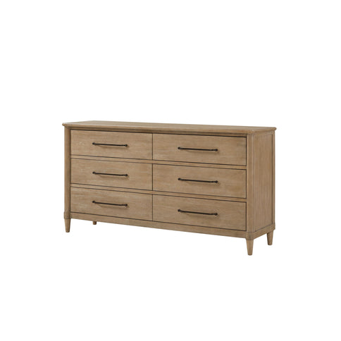 6 Drawer Dresser - Sand