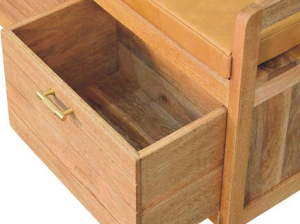 Oxford - 2 Drawer Storage Bench - Beige