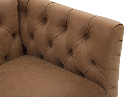 Chesterfield Sofa With Flared Arms For Living Room