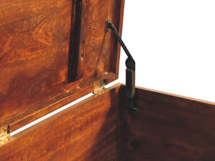 Curved Blanket Box - Chestnut