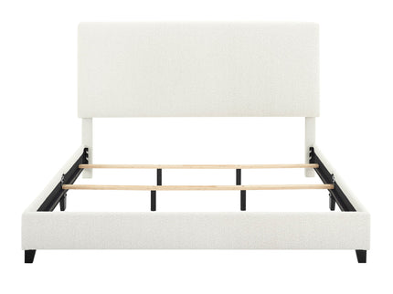 Platform Bed & Upholstered Headboard