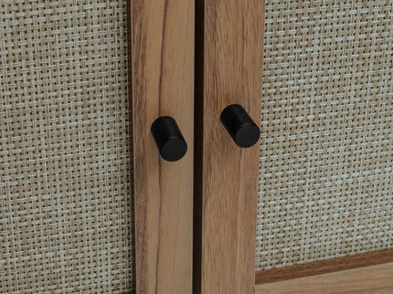 Modern Storage Closet For Bedroom, Entryway, Or Living Room - Walnut