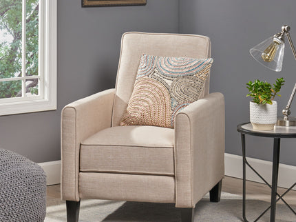 Upholstered Push Back Recliner Chair For Living Room