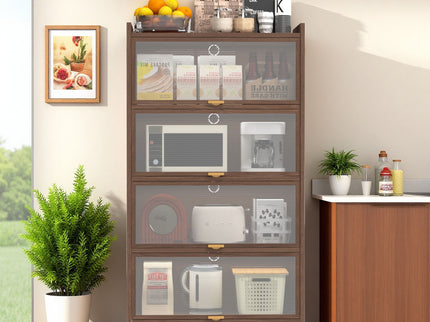 Flip Doors Cabinet, With Ample Storage Space