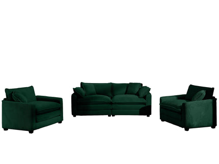 Elegant Oversized Sectional Sofa Set With Deep Seats And Flexible Layout