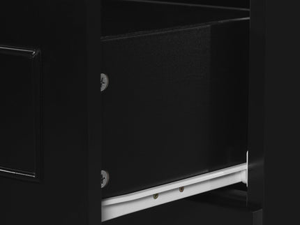 Freestanding Bathroom Cabinet With 3 Drawers, Adjustable Shelf, Soft Close Doors