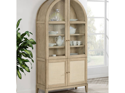 Kimpton - 4 Door Dining Display Cabinet - Beige