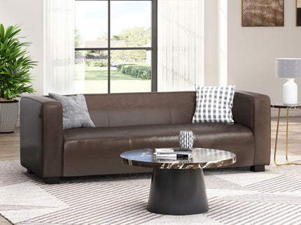 Contemporary 3 Seater Sofa With Tuxedo Design