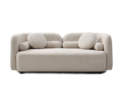 2 Seater Sofa Couch For Living Room - Light Beige
