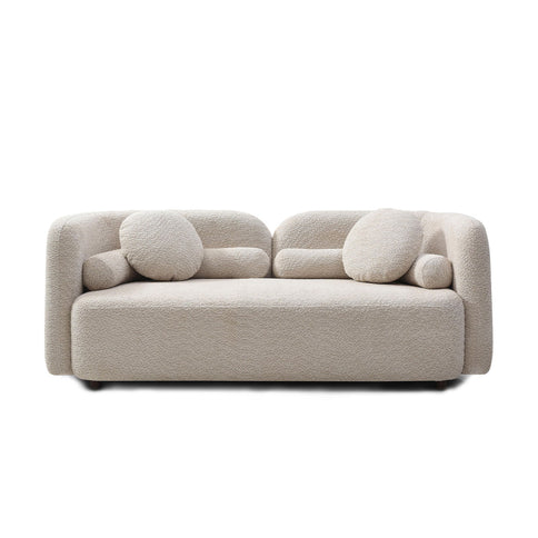 2 Seater Sofa Couch For Living Room - Light Beige