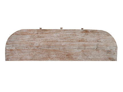 TV Console With Cane Doors - Multicolor