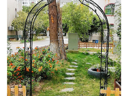Metal Garden Arch Assemble Freely With 8 Styles Garden Arbor Trellis Climbing Plants Support Rose Arch