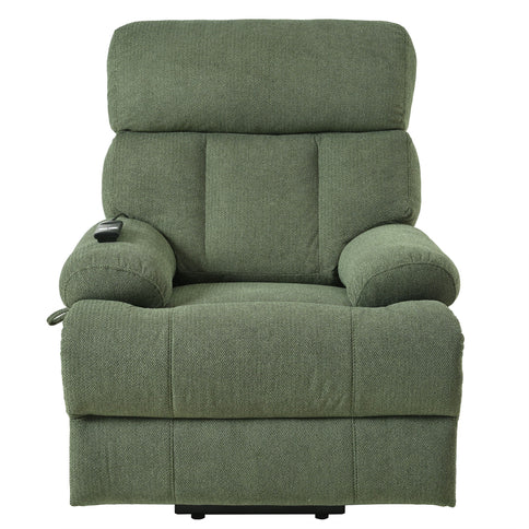 Oversized Power Lift Recliner Chai With Remote Control, Side Pocket, Spacious Seat