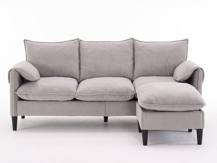 Convertible Combination Sofa With Footstools With Storage