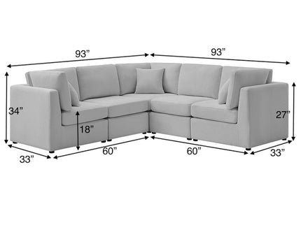 Chauncy - 5 Piece Sectional