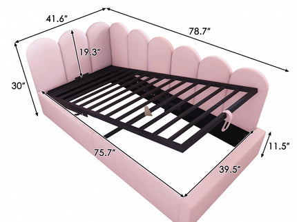 Upholstered Daybed With Hydraulic Storage
