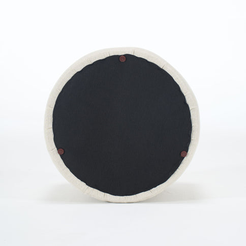 Nesting Ottomans, Round Coffee Table & Bench With Tray (Set of 2)