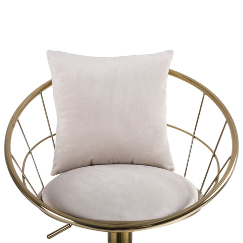 Unique Design Bar Chair, 360 Degree Rotation, Adjustable Height, Suitable For Dining Room And Bar