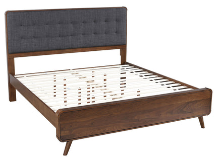 Carson Carrington - Platform Bed With Tufted Upholstery