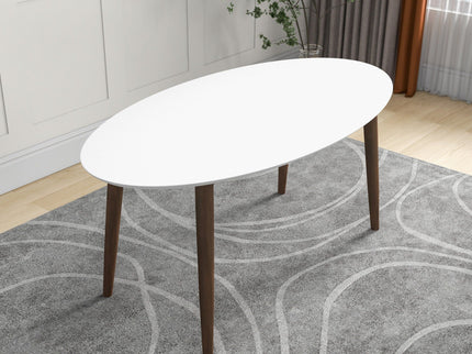 Ada - Mid-Century Modern Style Oval Dining Table
